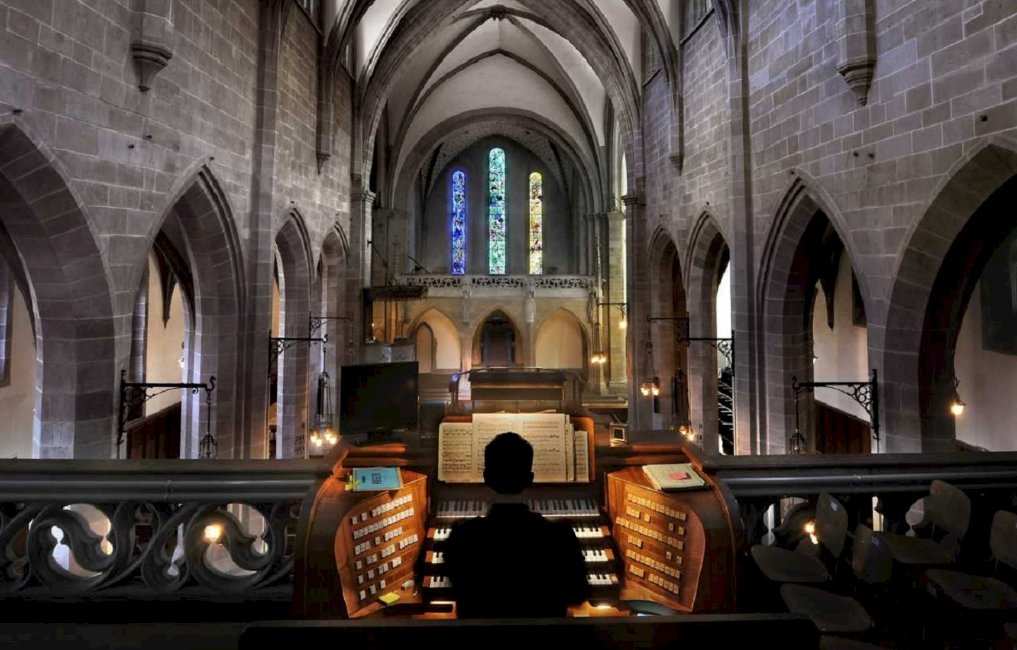 Organ music in the morning