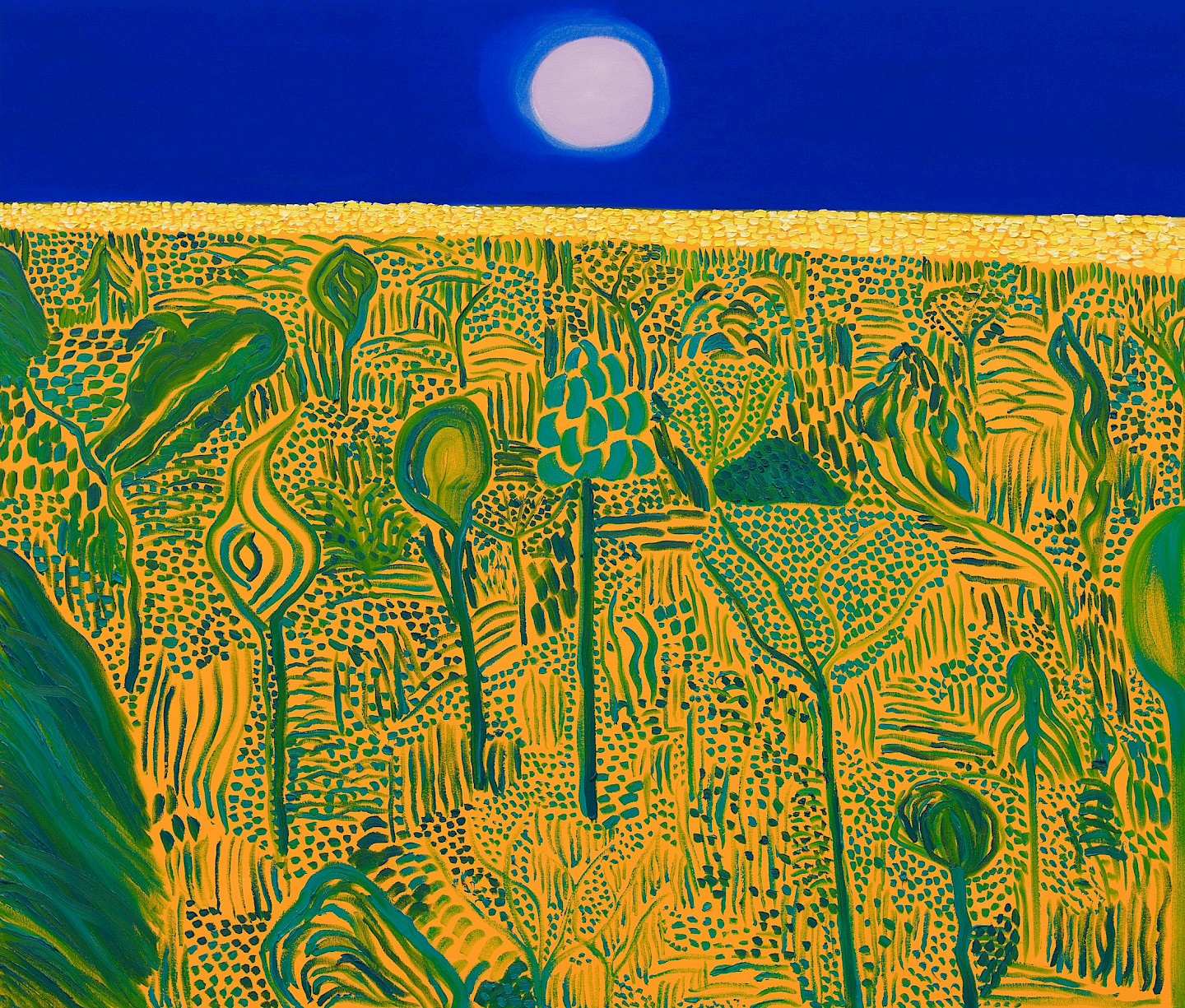 Matthew Wong, Coming of Age Landscape, 2018, Private collection, Courtesy of HomeArt, © 2023, ProLitteris, Zurich