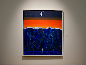 Matthew Wongs Gemälde vermitteln oft ein Gefühl der Nachdenklichkeit und Melancholie, so z. B. «End of the Day» (2019).