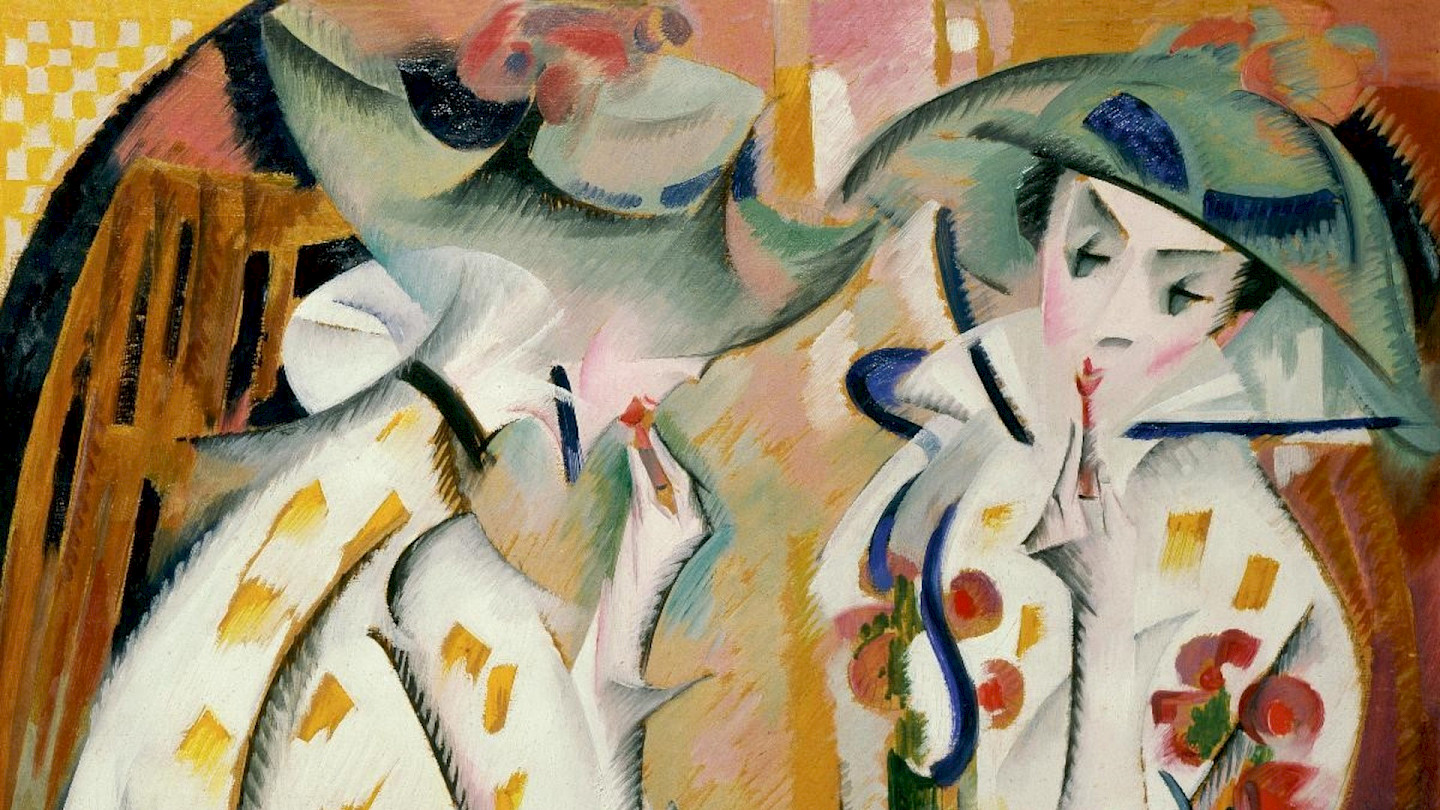 Alice Bailly, Femme au miroir, 1918, Kunsthaus Zürich, Sammlung Dr. H. E. Mayenfisch, 1929