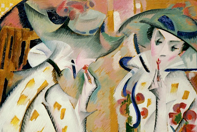 Alice Bailly, Femme au miroir, 1918, Kunsthaus Zürich, Sammlung Dr. H. E. Mayenfisch, 1929