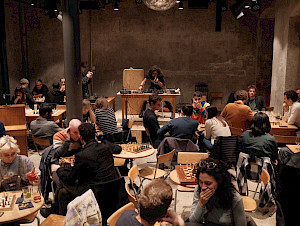 «SCACCHI NOISE. The Ultimate NOISE CHESS Challenge», Cabaret Voltaire 2022. Photo: Romain Mader