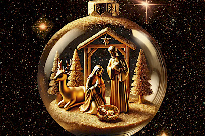 Keyvisual der Ausstellung Weihnachten & Krippen