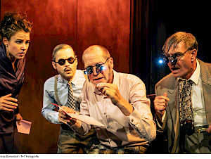 Mia Lüscher, Michael von Burg, Fritz Fenne, Pit Arne Pietz