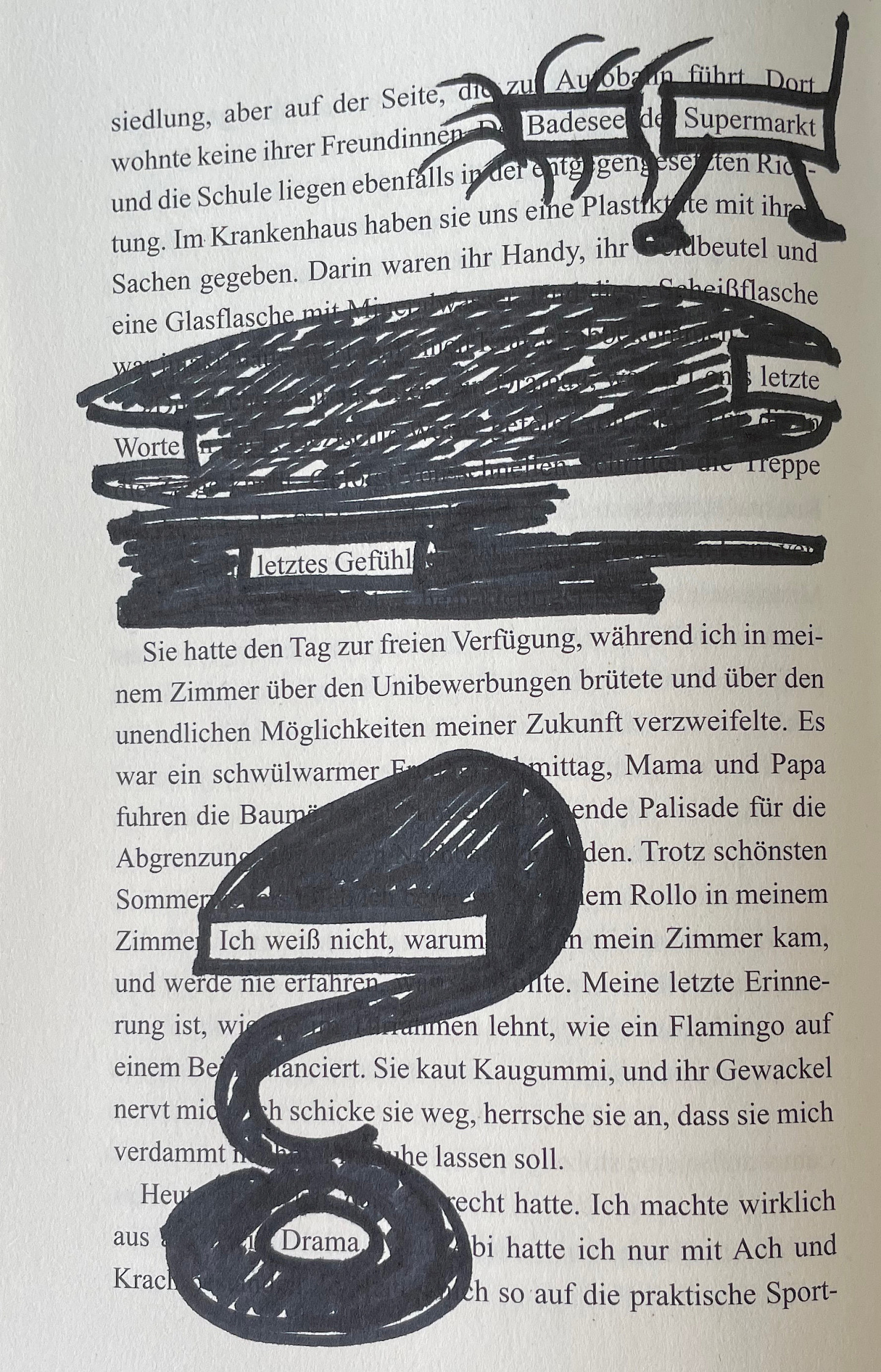 Blackout Poetry – DIY mit Meli von Heissliim & Glitzer