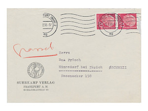 Couvert+Suhrkamp+Frisch
